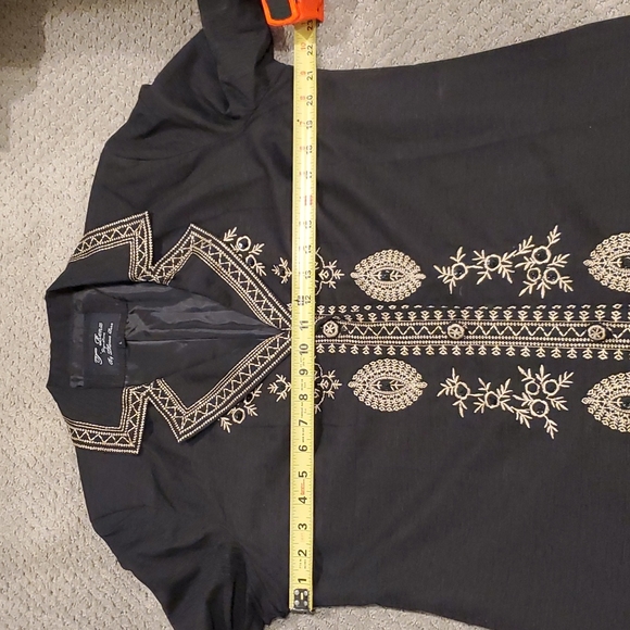 Theresa Renz - Silk , Embroidered blazer.  NEW Must have! BENEFITS RESCUE DOGS - Picture 6 of 12